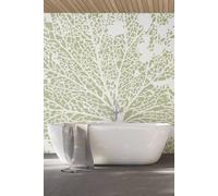 Origin Murals Skeleton Leaf Wall Mural in Natural Origin Murals Natural