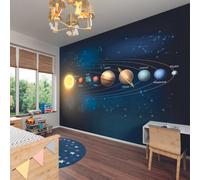 Origin Murals Solar System Planets In Space Matt Smooth Paste The Wall Mural 300Cm Wide X 240Cm High