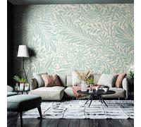 Origin Murals Trailing Ferns - Duck Egg - Large - W350cm x H280cm
