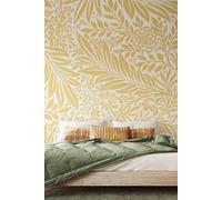 Origin Murals Trailing Ferns Wall Mural in Gold | Size: W300 cm x H240 cm Origin Murals Gold W300 cm x H240 cm