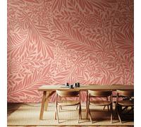 Origin Murals Trailing Ferns Warm Coral Wall Mural