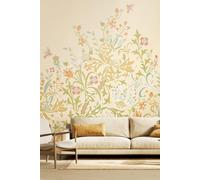 Origin Murals Trailing Lily Wall Mural in Beige | Size: W300 cm x H240 cm Origin Murals Beige W300 cm x H240 cm