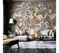 Origin Murals Trailing Seaweed Garden - Charcoal Matt Smooth Paste The Wall Mural 350Cm Wide X 280Cm High