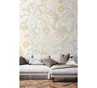 Origin Murals Trailing Seaweed Garden Wall Mural in Beige | Size: W350 cm x H280 cm Origin Murals Beige W350 cm x H280 cm