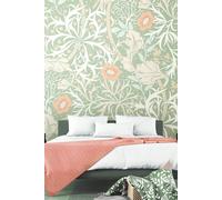 Origin Murals Trailing Seaweed Garden Wall Mural in Pale Green | Size: W300 cm x H240 cm Origin Murals Pale Green W300 cm x H240 cm