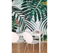 Origin Murals Tropical Leaves Wall Mural in Emerald | Size: W300 cm x H240 cm Origin Murals Emerald W300 cm x H240 cm