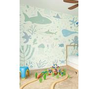 Origin Murals Underwater Adventures Wall Mural | Size: W350 cm x H280 cm Origin Murals Multicolor W350 cm x H280 cm