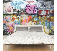 Origin Murals Urban Graffiti Wall Mural - Medium - W300cm x H240cm