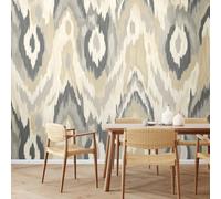 Origin Murals Watercolour Ikat Matt Smooth Paste The Wall Mural 300Cm Wide X 240Cm High