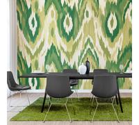 Origin Murals Watercolour Ikat Matt Smooth Paste The Wall Mural 300Cm Wide X 240Cm High
