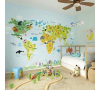 Origin Murals Whole Wide World Wall Mural - Large - W350cm x H280cm