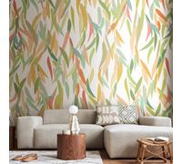 Origin Murals Willow Leaves - Apple Green Matt Smooth Paste The Wall Mural 350Cm Wide X 280Cm High