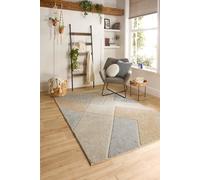 Origin Notion Cream/Blue in Blue | Size: 160 cm x 230 cm Origin Blue 160 cm x 230 cm