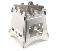 Origin Outdoors - Taschenkocher Stack - Solid fuel stoves size 16,5 x 16,5 x 18,5 cm, stainless steel