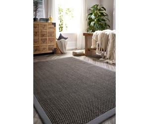Origin s Sisal Rug Dark Grey with Grey Border 120x170 | Size: 120 cm x 170 cm Origin Dark Grey 120 cm x 170 cm