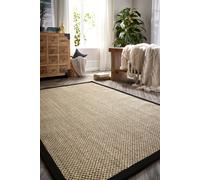 Origin s Sisal Rug Light Beige with Black Border 120x170 | Size: 200 cm x 290 cm Origin Multicolor 200 cm x 290 cm