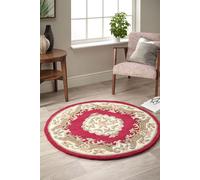 Origin 'Shensi' Rug in Wine | Size: 120 cm diameter Origin Wine 120 cm diameter