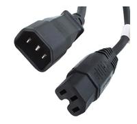 Origin Storage 2m Power Cable - PDU to Switch IEC C14(M)-IEC C15(F). Cable length: 2 m Connector 1: C14 coupler Connector 2: C15 coupler