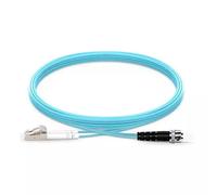 Origin Storage LC-ST OM4 Fibre Patch Cable Multimode Duplex Aqua 3m