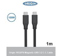 Origin Storage USB-C-C Magnetic cable 3.2 10Gbps 100W 20V 5A