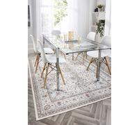 Floral Traditional Machine Washable Runner Rug - 67x200cm Multi-Coloured