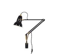 Original 1227 Brass Lamp with Wall Bracket Jet Black