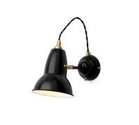 Anglepoise Original 1227 Brass Wall Light Jet Black