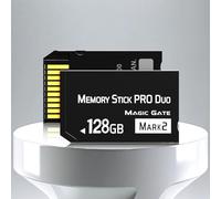 Original 128GB Memory Stick PRO Duo for PSP Accessories, Camera, and Game Storage
