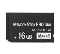 Original 16GB Memory Stick Pro Duo MARK2,High-Speed Memory Stick Duo Compatible with PSP1000 2000 3000 Accessories and Digital Camera Memory Cards (black-16GB)