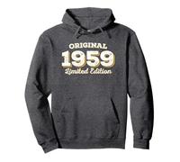 Original 1959 Vintage 65th Birthday Turning 65 year Old Pullover Hoodie