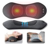 Original 3-in-1Back Massager, Prevalnt 3-in-1 Back Massager with Airbag Lifting, Vibration & Heat, Whisper Quiet Operation, Promote Relaxation in The Back & Neck (Dark Gray)