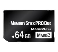 Original 64GB Memory Stick Pro Duo MARK2 - High Speed Performance, Compatible with PSP and Camera Accessories