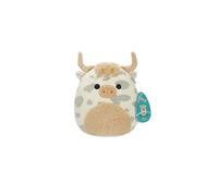 Original 7.5-Inch Borsa the Grey Spotted Highland Cow Small-Sized Ultrasoft Plush