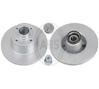 A.B.S. COATED Brake disc 17542C 240 8 4 100 solid Coated RENAULT: CLIO 3, MEGANE 2, TWINGO 2