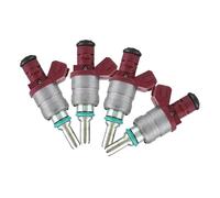 Original A2710780023 Set 4PCS Fuel Injector Nozzle Compatible for Mercedes W203 C180 1.8 Supercharged Fuel Injection