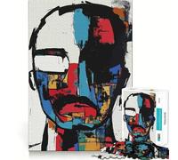Original Abstract Portrait 1000 Adult Pieces Jigsaw Puzzle Mind Challenge Toy Together Fun Quality Cut (38x26cm)
