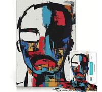 Original Abstract Portrait 1000 Piece Jigsaws for Teenagers Puzzle Recall Boost Stress Free Smooth Cut Artistic Gift (50x75cm)
