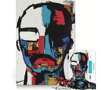 Original Abstract Portrait Jigsaw Puzzle 1000 Piece for Teenagers Mind Skill Toy Peaceful Fun Design Assembly Unique Gift (38x52cm)