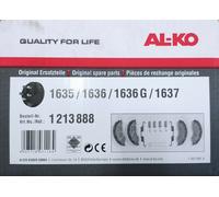 AL-KO Brake Pads Kit 1637 Euro Caravan Trailer Towing - 1213888