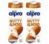 Original Almond Milk 1L x 2 Compatible with Alpro Plant Based Long Life Vegan Drink with Welari Thank You Card | (2pack)