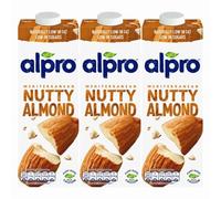Original Almond Milk 1L x 3 Compatible with Alpro Plant Based Long Life Vegan Drink with Welari Thank You Card | (3pack)