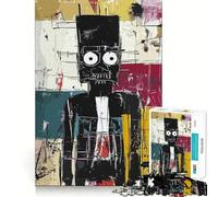 Original Amish Figure in Black 1000-piece Puzzle for Teenagers Logic Boost Toy Tension Relief Quality Edge Santa Wish Item (50x75cm)