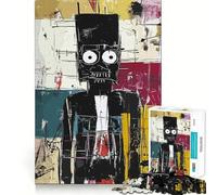 Original Amish Figure in Black Jigsaw Puzzles for Adults1000 Pieces Strong Logic Toy Tension Relief Clear Edge Premium Gift (38x26cm)