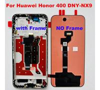 Original Amoled For Huawei Honor 400 DNY-NX9 DNN-AN00 400 Pro DNPNX9 Display Screen Touch For Honor 400 Lite ABR-NX1 LCD Frame H400 DNYNX9 LCD