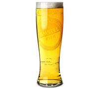 Original Amstel Pint Glass - Nucleated, Toughened and Pint to Line (1 Glass)