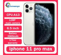 Original Apple iPhone 11 pro Max 6.5inch 64GB 256GB A13 Bionic Processor IOS 4G LTE USED CellPhone Face ID NFC 11pm Smartphone Gold
