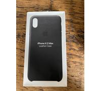 Original Apple Leather Case for iPhone XS Max MRWT2ZM/A-BLACK
