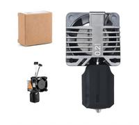 Original Bamboo Lab Complete Hotend Assembly with Stainless Steel 0.2mm Nozzle, Ceramic Heater, Thermistor, Cooling Fan, and Silicone Sock for P1S/P1P 3D Printer Extruder Heating Block Replacement