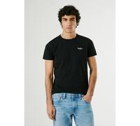 Original Basic Stretch T-Shirt with Crew Neck Black