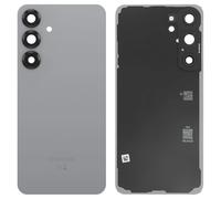 Original Battery Back Cover for Samsung Galaxy S25 Plus S936B Silver with Factory Pre-Assembled Adhesive Strips and Camera Glass
